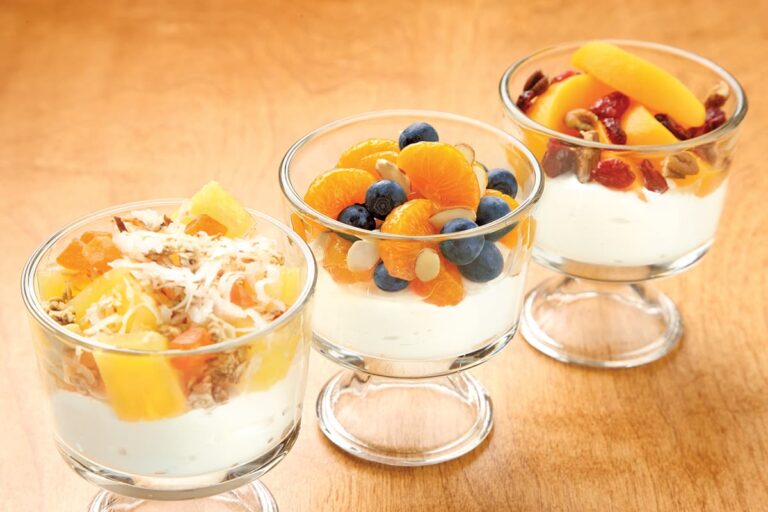 fruit and yogurt