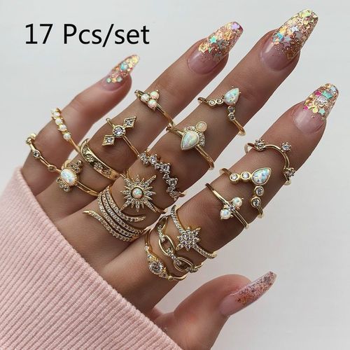 17 In 1 Knuckle Ring Set