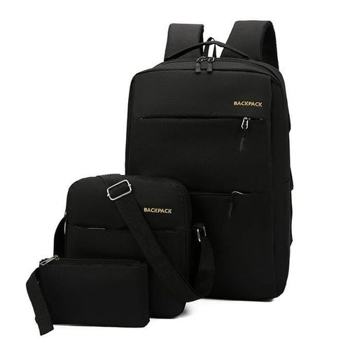 3 In 1 Multi Functional School Business Backpack With USB Slot