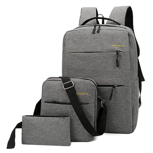 3 In 1 Multi Functional School Business Backpack With USB Slot