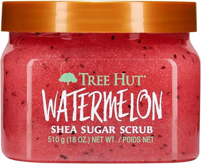 TREE HUT SUGAR SCRUB 'WATERMELON Glam & Glow BeautyhubBody Scrub · Shea Butter