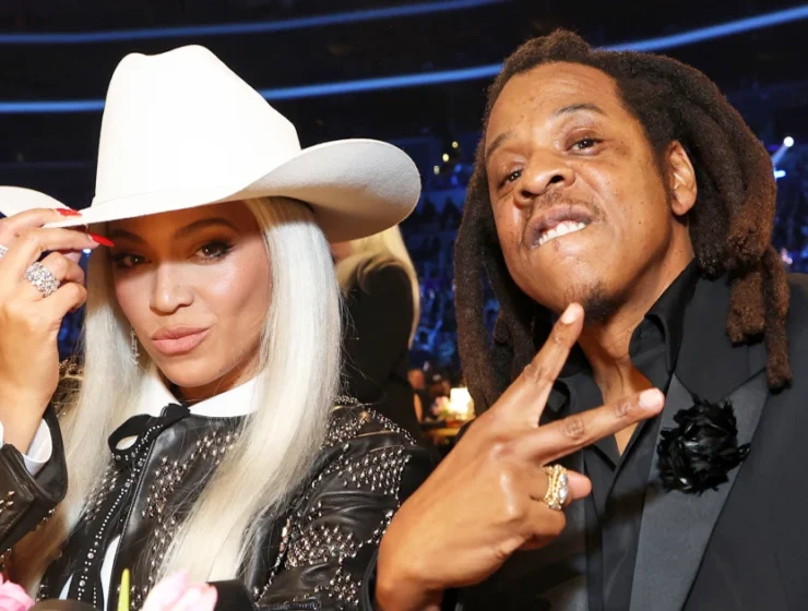 beyonce and Jay-Z at 66th Annual Grammys