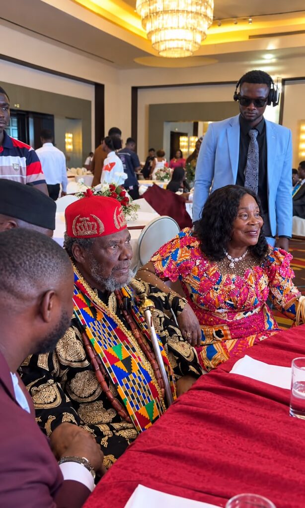 Maame Dokono with Legendary Nollywood veteran actor Pete Odochie